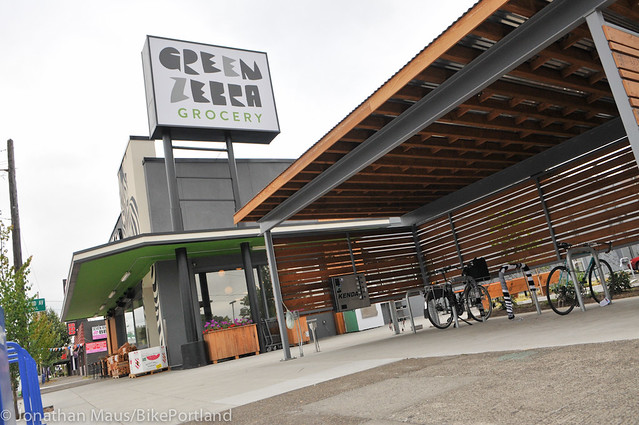 Bike parking at Green Zebra Grocery-16