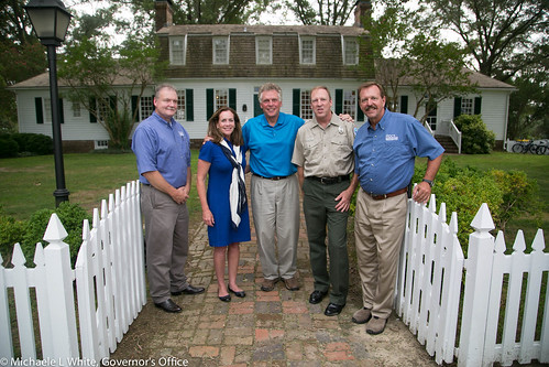 Governor McAuliffe remarked on the beauty of the Bel Air historic area