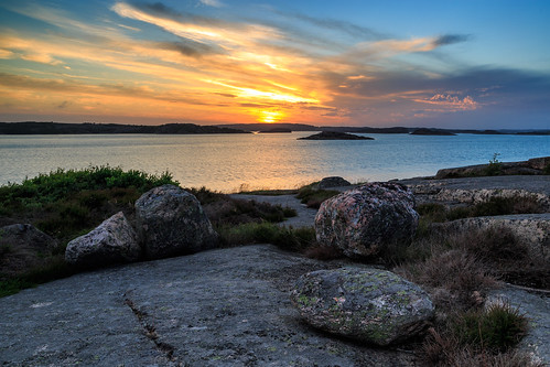 sunset summer sweden sverige polarizer bohuslän solnedgång västkusten klippor erken västragötalandslän canonef24mmf14liiusm canoneos5dmarkiii långesjö