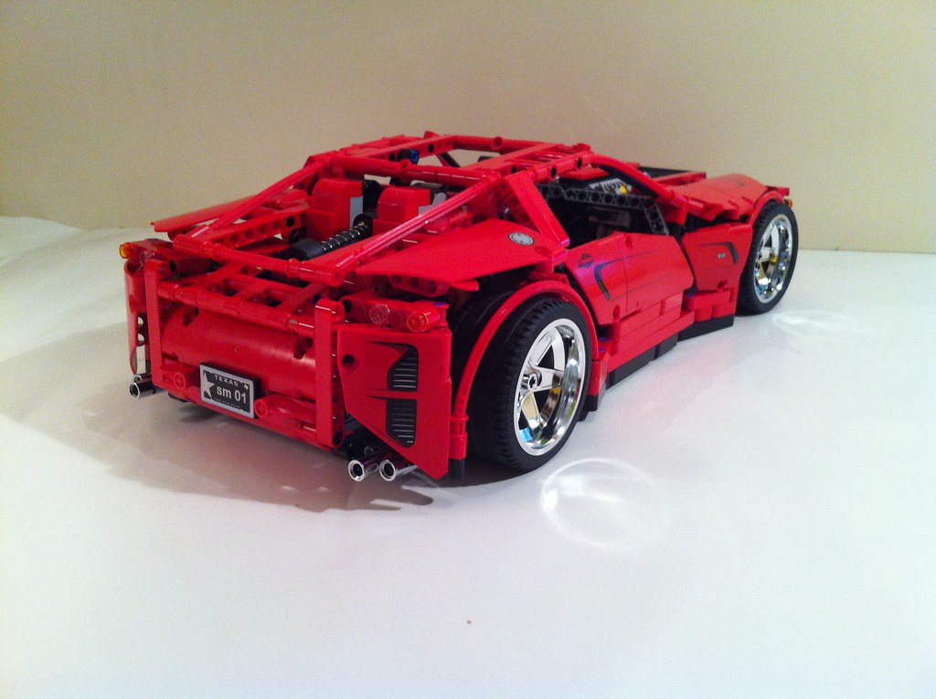 Lego 8070 modification (pneumatic suspension and rc)