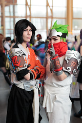 Overwatch Young Hanzo and Young Genji cosplay