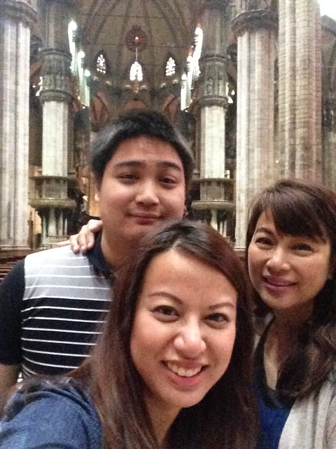Duomo, MIlan, Yen, Nyke and I