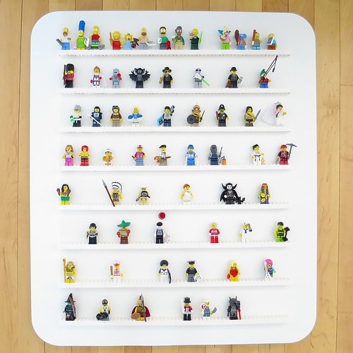 Iron Craft '14 Challenge #12 - Lego Minifig Wall Display