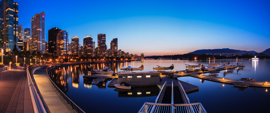 Coal Harbour after Sunset