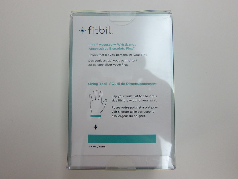 Fitbit Flex Accessory Wristbands - Box Back