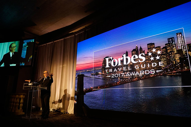 Forbes Travel Guide CEO Gerard Inzerillo during the awards night in  New ...