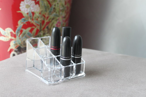 australian beauty review makeup storage cosmetics lipstick affordable budget target ausbeautyreview blog blogger aussie cheap holder acrylic clear plastic mac