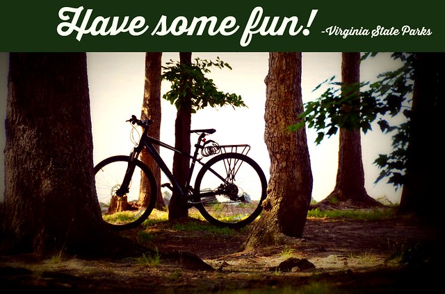 Get on your bike at Claytor Lake State Park, Virginia and have some fun!