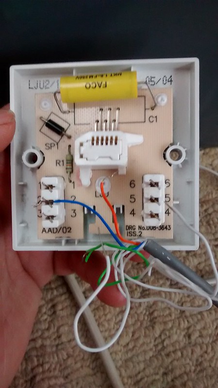 telephone bt engineers wiiring a junction box for phone ...