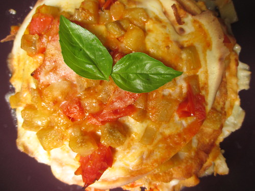 tortino crepe pomodorini basilico lasagne