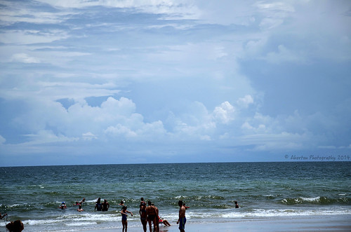 ocean blue summer beach beautiful weather clouds myrtlebeach nikon surf waves southcarolina atlantic d7000