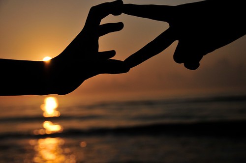 ocean morning summer sky beach sunrise hands texas goldenhour southpadreisland