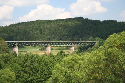 railroad bridge eisenbahn railway brücke