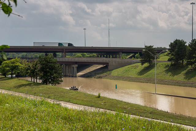 I-75 / I-696 Interchange Flooded