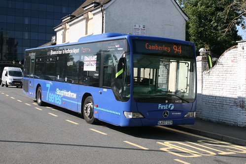 First Beeline 64038 on Route 94, Bracknell Bus Station