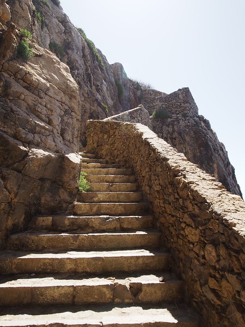 stone, steps, Guia, Cascais, Portugal, travel