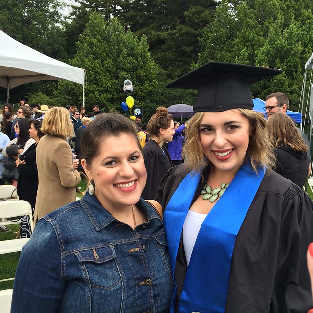 Me with Dani at her graduation from UCSC
