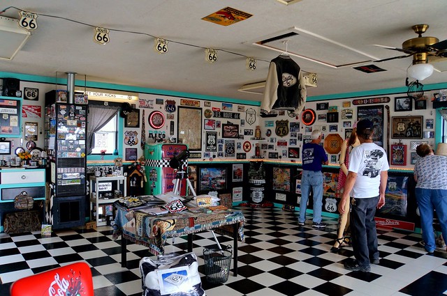 Dawn Patterson's D.K.'s Garage - Route 66, Towanda, Illinois
