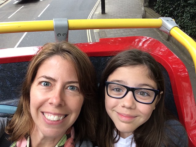London bus selfie