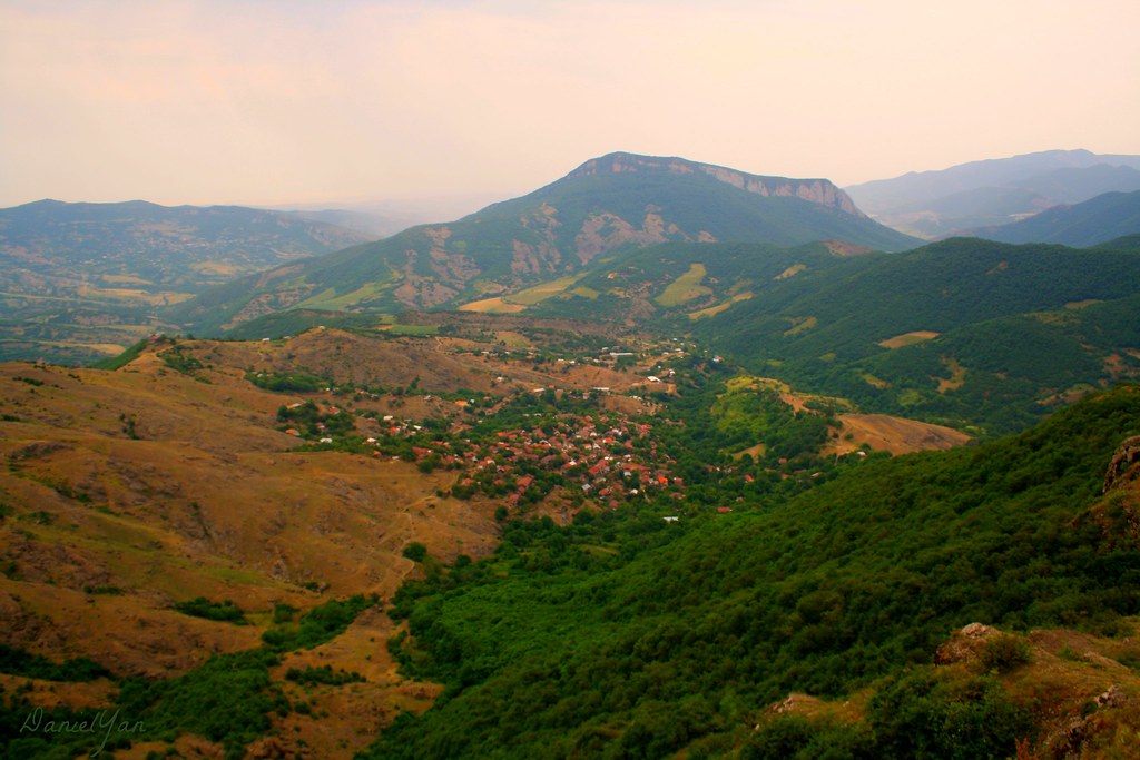 Tumi village & mount Toghasar.  Hadrut region, Artsakh, Armenia.