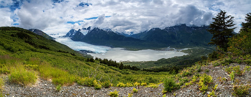 summer panorama alaska pano glacier spencer kenai alaskarailroad chugach