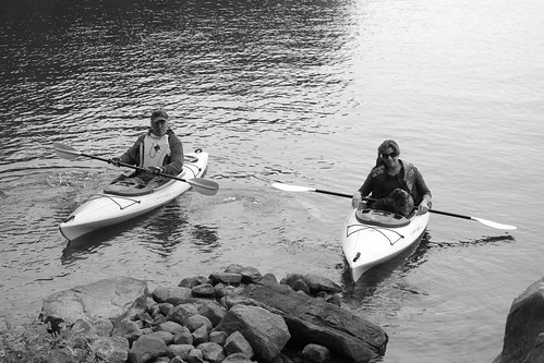 blackandwhite bw dog pet animal boats boat kayak