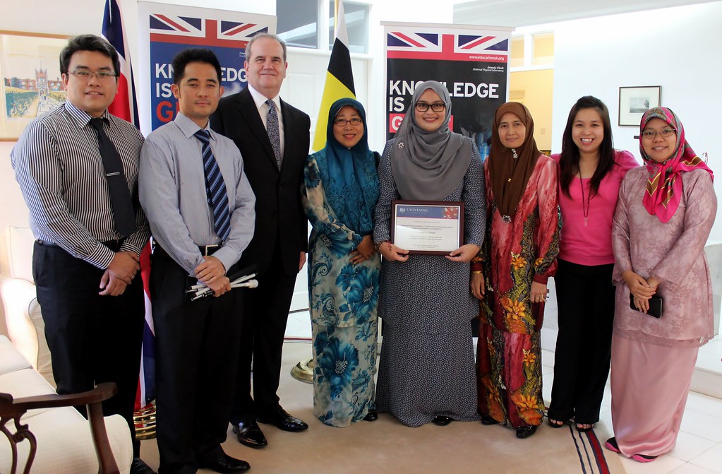 With some of the Brunei Chevening Alumni