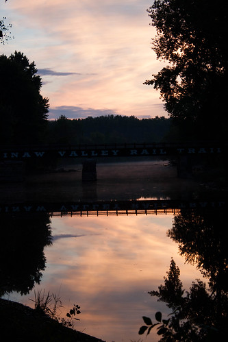 sky sunrise river september badriver