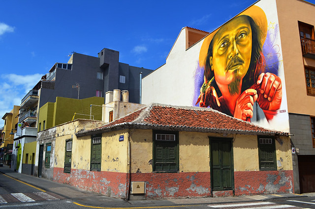 Periplo, Street Art in fishermen's district, Ranilla, Puerto de la Cruz, Tenerife