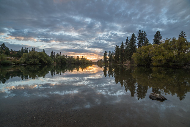Spokane River Sunset