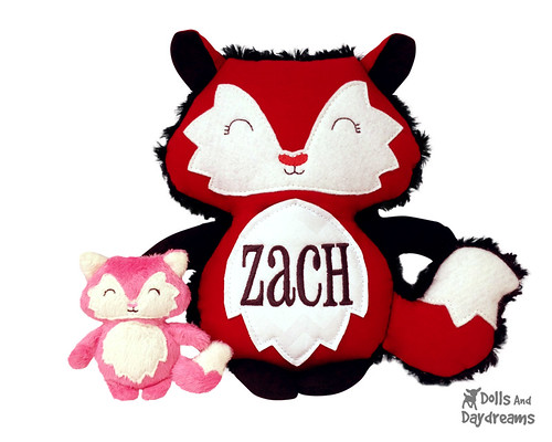 Fox ITH  Machine Embroidery pattern