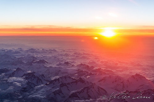 sunset alps sol italia piemonte puesta alpi tramoto