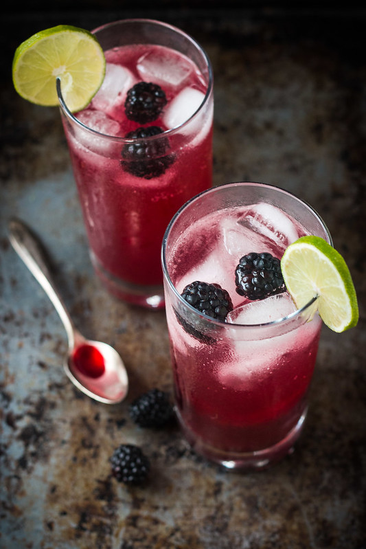 Blackberry Soda with Homemade Blackberry Syrup | Will Cook For Friends
