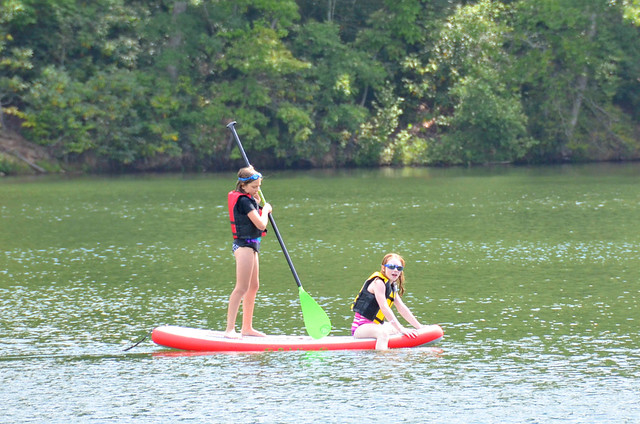 Stand Up Paddle Boarding at Hungry Mother State Park, Virginia looks like fun!