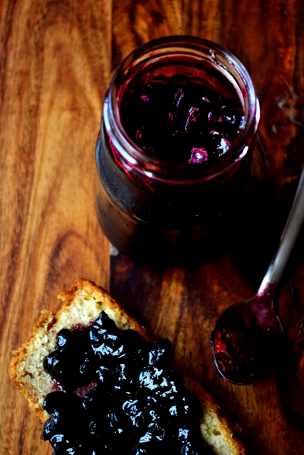 spiced blueberry jam
