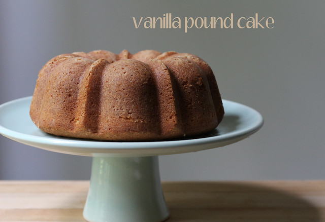 vanilla pound cake