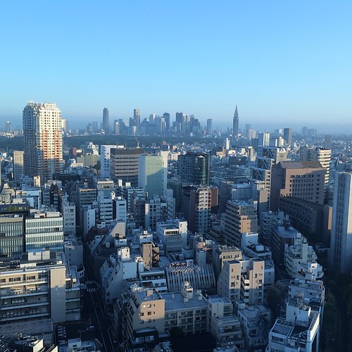 View from the new apartment in Shibuya.