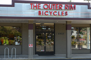 Outer rim bicycle store shop