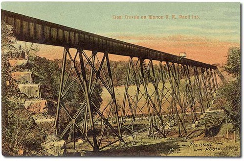 usa color history industry bridges indiana transportation orangecounty businesses railroads paoli hoosierrecollections