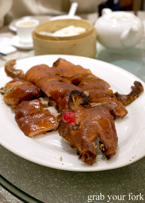 Half roast suckling pig at Asiania Retaurant, Wan Chai, Hong Kong
