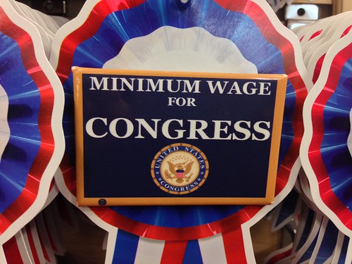 minimum wage for congress, souvenir