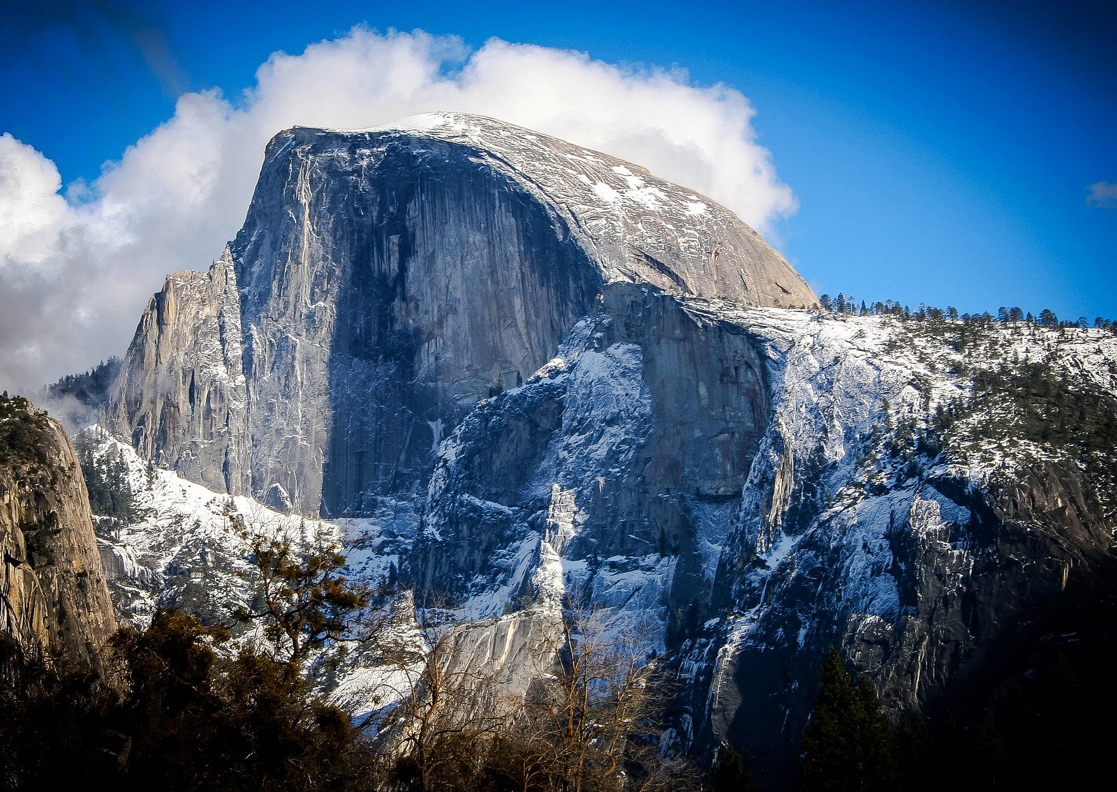 Half Dome, Blues and Whites