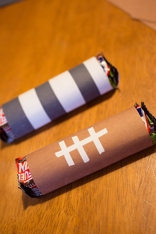 Football Candy Bar Wrappers