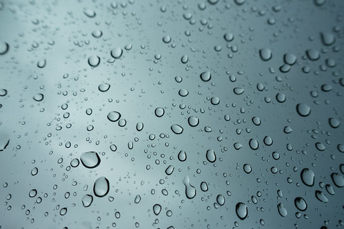sky window water glass rain drops view rainy pure