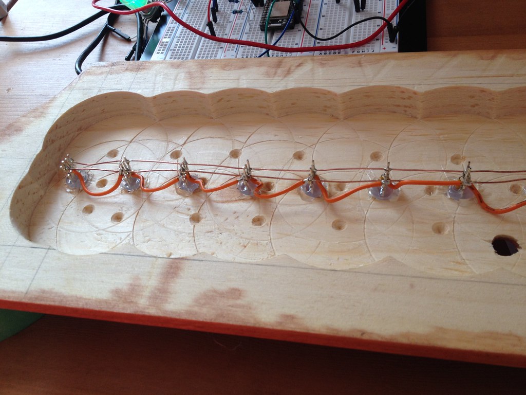 Soldering of the LEDs
