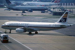 Cyprus Airlines A320-231 5B-DAV LGW 13/08/1996