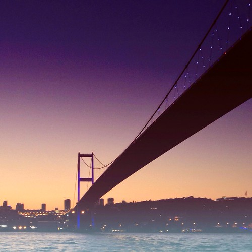 sunset turkey istanbul hazy iphone bosphorusbridge iphoneography