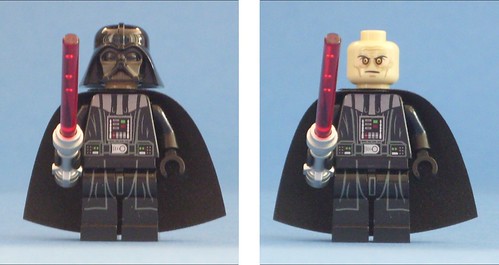 Lego Darth Vader 75055 Tan Head Imperial Star Destroyer Star Wars
