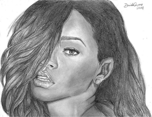 Rihanna Drawing