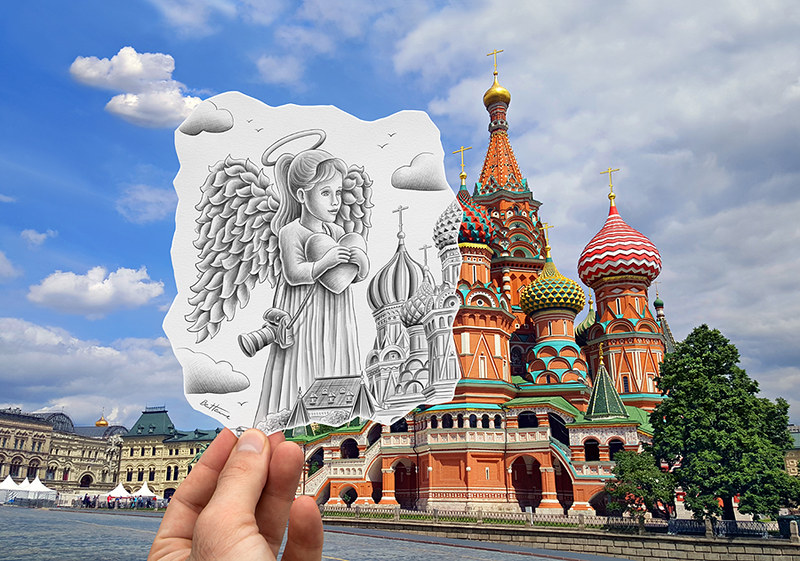 Фотография: Двухслойный арт от Бена Хейна №2 - BigPicture.ru